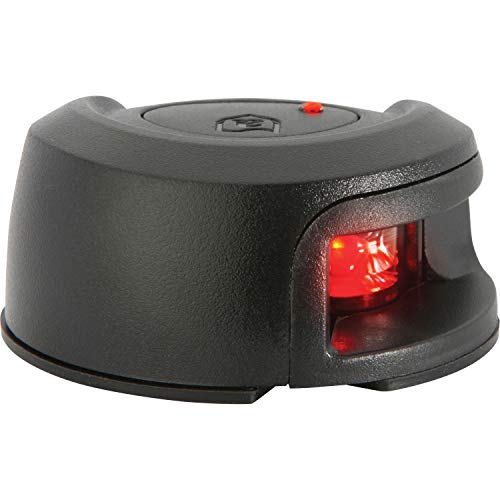 Feu bâbord Attwood 2NM de signalisation rouge pour bateau de plaisance