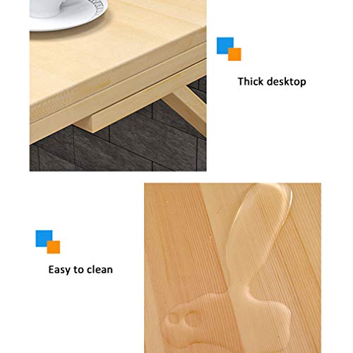 Bureau d'ordinateur multifonction bois massif table murale rabattable