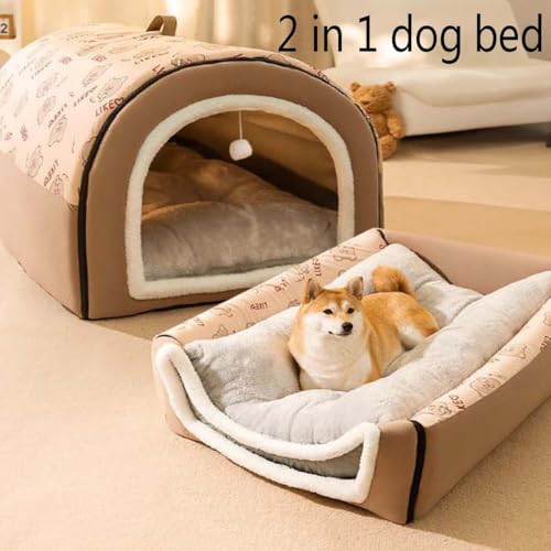 Lit pour chat et chien pliable XL violet Naison confortable
