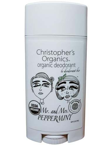 Christopher's Organics USDA Certified Organic Peppermint Deodorant - MR. AND MRS. PEPPERMINT