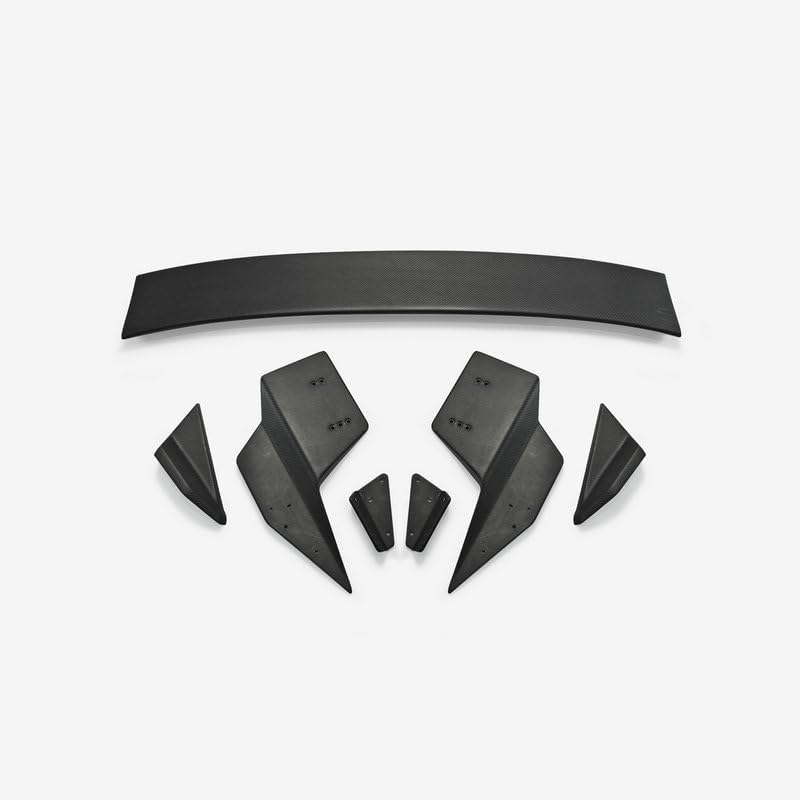 Matt Carbon Fiber Rear Wing Spoiler for Civic Type R Hatchback FK8 2017 Onwards Type M Body Kit Car Styling Accessories