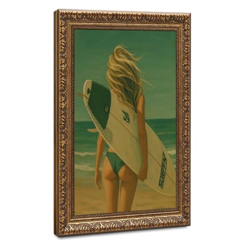 ,Chic Muted Green Ocean Poster Embracing Endless Summer Vibrations and