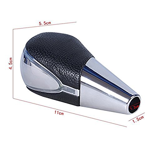 Teswne Black Leather Led Touch Activated Shift Knob For Acura/Mazda Lexus (Red) #TOP2