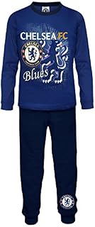 Chelsea FC Official Football Gift Boys Toddler Kids Pyjamas Blue 3-4 Years