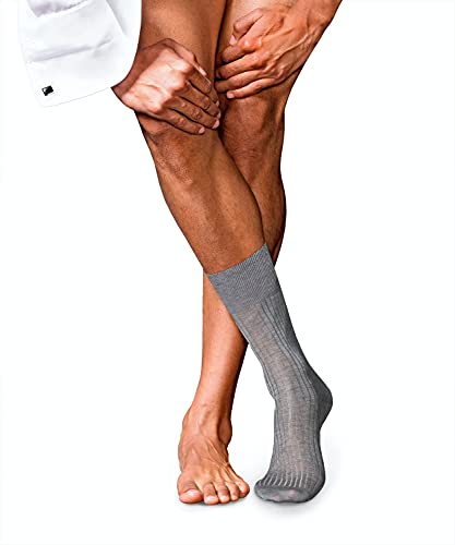 FALKE Men No. 10 Dress Sock, Pure Fil D´écosse Cotton, Calf Length, Thin Fine, Dress Or Casual, Summer Winter