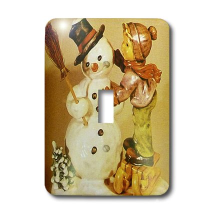 Snowman Hummel interrupteur à bascule simple décoratif 3dRose LLC