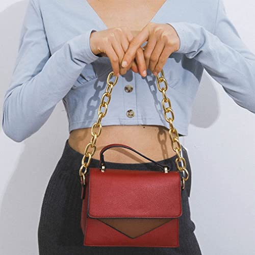 Bohend la moda Borsa catena Oro Metallico Catena