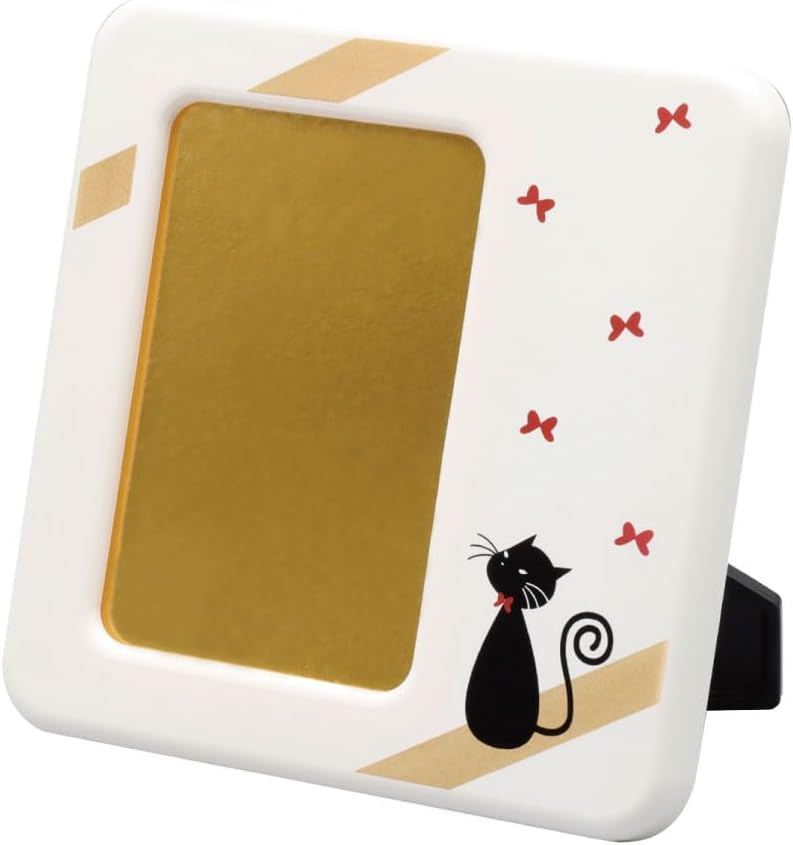 Taiwa FH-C Photo Stand, Photo Stand, Made in Japan, Large Frame, Souvenir, Present, Aizu Painting, Stylish, Butterfly and Cat