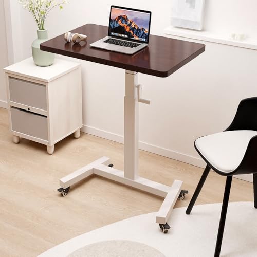 GSKDZG xbhTChe[u ߉\ xbhe[u LX^[t p\RfXN ~ ItBXfXN ړiCge[uAzCgAEH[ibg(Walnut Color+White Frame,60x40cm)