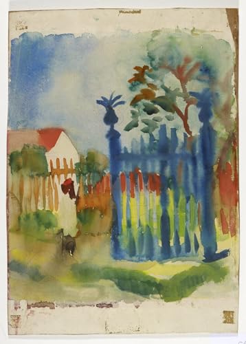 Tableaux Posters Impression Toile Gartentor Macke Pour Murs Vides Décorations Maison