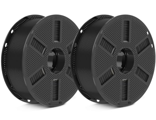 JAYO PETG 3D Printer Filament 1.75mm, 2.2KG Black & Black