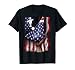 Día de la Independencia Bandera de Estados Unidos Futbolín Camiseta