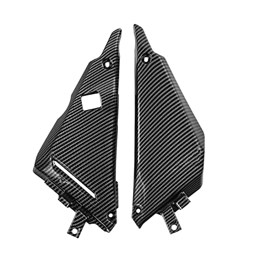 Körperplatte Motorrad Motorrahmen Side Cover Cowl Panel Trim Körperverkleidung Guard Protector Fit for Kawasaki Ninja 650 Z650 2021 2020 2019 18 17 Motorradteile ( Color : A-Carbon Fiber Look ) Cover