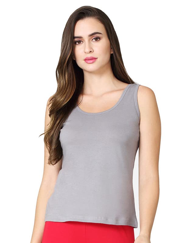 vstar V-Star_Julia_Short Length Regular fit Tank top with Round Neckline & Contoured Armholes-picture-38