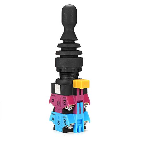 Universal Waterproof Car Motorcycle Accessories Joystick Manually Switchable DIY Joystick Buttons Kit 4 Position Self-restoring Joystick Switch