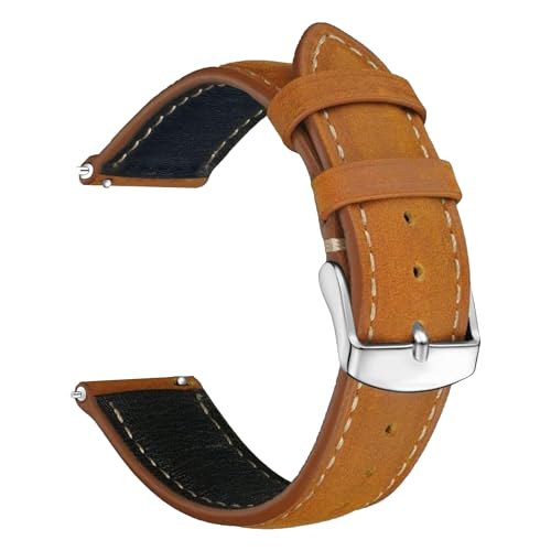 Image of ACM Watch Strap 22mm compatible with Beatxp Exact Smartwatch | Luxury Leather Belt Classic Band