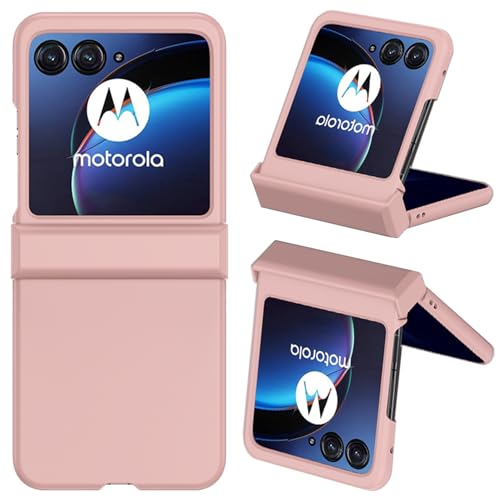 NINKI Moto Razr 50 ultra ��p �q���W�ی� �P�[�X PC�� �o���p�[ ������� ���� ��G��ǂ� �ی�P�[�X ���g���[�� 50 �E���g�� 2024 �ی�J�o�[(�s���N)