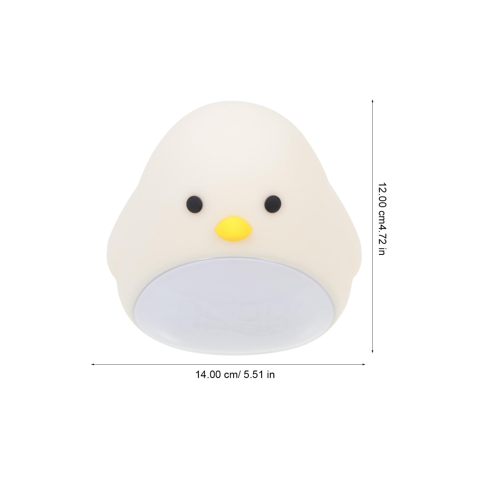 Gadpiparty Reloj Despertador Infantil Luz Nocturna y Temporizador, Diseño Moderno en Abs y Silicona para Decoración y Uso en Escritorio en Casa