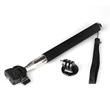  dizauL® Palo Selfie Con Cable/Handheld Selfie Stick Monopod Audio Cable/ Tomar foto bajo del control con cable Más conveniente Apto para el Gorpo Cámara Gopro HD Hero 4 3 + 3 2 1