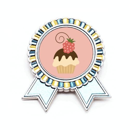 Broche fraise Sweet Ice M bijou de veste en métal original pour femme et ado