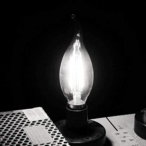Ampoule E14 LED bougie vis filament tungstène 6W haute qualité