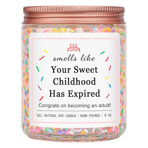 Homsolver 18th Birthday Gifts for Girls, 18th Birthday Decorations Candles Gifts for 18...
