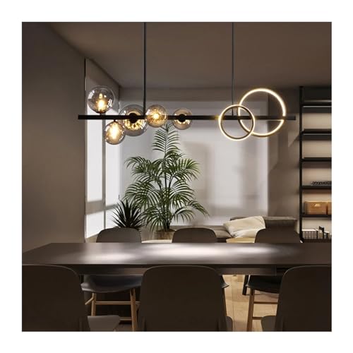 Chandelier gris pour salle à manger suspendu et luminaire intérieur