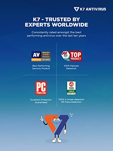 Image of K7 Ultimate Security Antivirus Software 2026 | 5 Devices ,5Year| Threat Protection, Internet Security, Mobile Protection| Windows laptop, PC, Mac, Phones, Tablets| 24hr Email Delivery-No CD