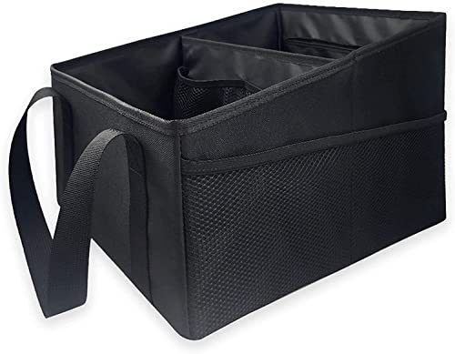 Organizador de asiento de coche, organizador de asiento de pasajero, organizador de almacenamiento plegable para consola, organizador de maletero de coche pequeño Cover