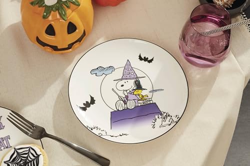 Image of Lenox Great Pumpkin Halloween Accent Plates, Appetizer Plate Set for 4