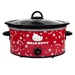 Uncanny Brands Hello Kitty 5-Quart Slow Cooker – Cook With Your Favorite Kitty