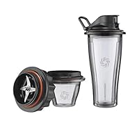 Vitamix Ascent Series Blending Cup and Bowl Starter Kit, Black