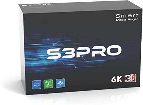 Super Box S3 Pro, S3Pro 2023, Combo Bundle, 2 Hdmi, 1 Voice And 1 Full Keyboard Remote, (Comes With Easy Detailed Install Instructions, Great Customer Support) #TOP2