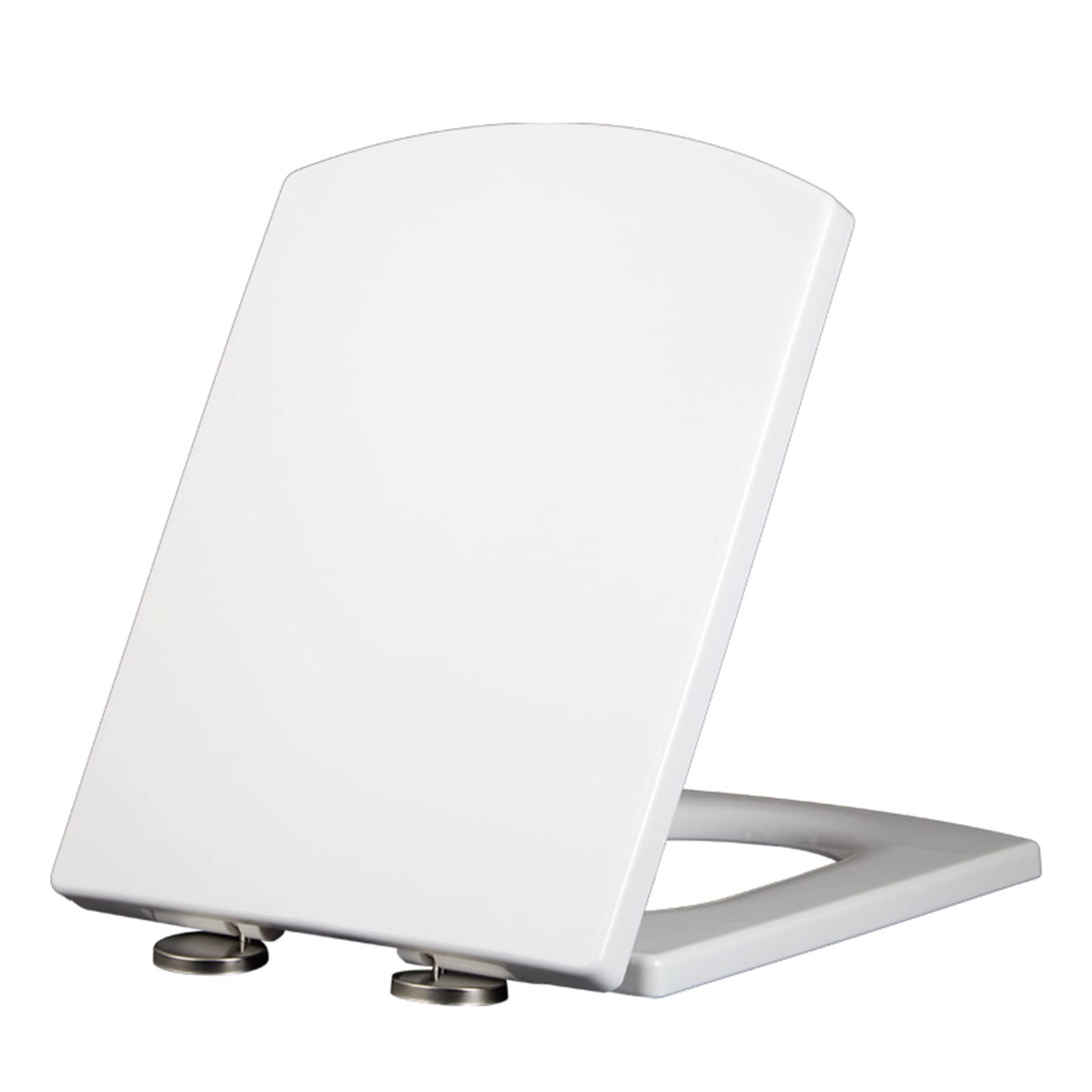 Abattant WC carré déclipsable pour un nettoyage facile et sans outils