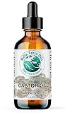 Bella Terra Oils - Castor Oil 4oz Glass Bottle - Dive into Pure Castor Essence, High in Essential Fatty Acids, Perfect for Nourishing Beauty Rituals