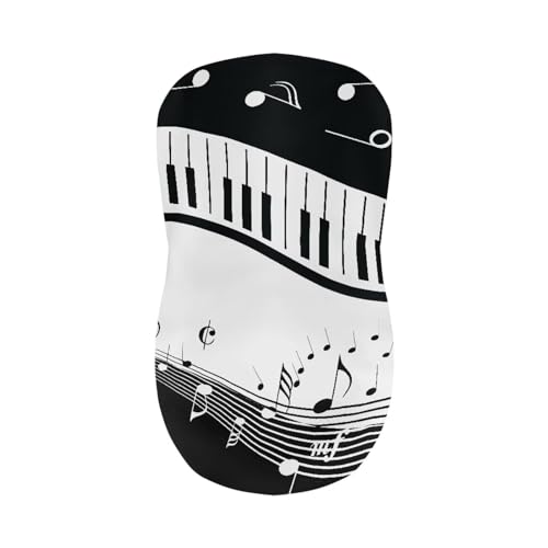 Image of Piano Music Bar Stool Covers with Backs Cushion Slipcover for Counter Set of 2 Waterproof Height Mid Low Back Chair Protector Easy to Install