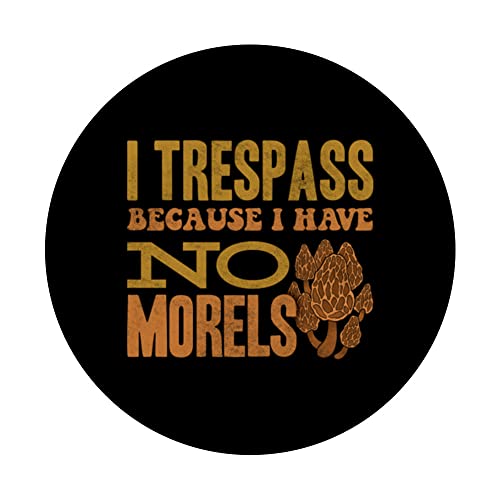 Mycologist Mycology Fungi Mycelium Fungus Morels Pun PopSockets Swappable PopGrip, Black - Image 3