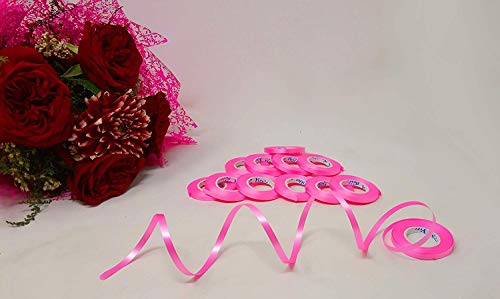 Image of Party Propz Curling Ribbons for Balloons - Pink (Pack 12)
