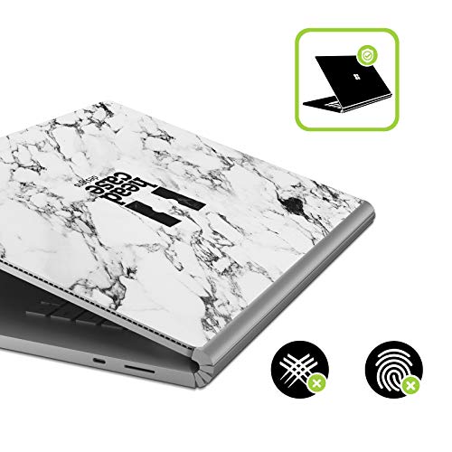 Autocollant peau Microsoft Surface Pro au design de marbre saphir et émeraude - 5