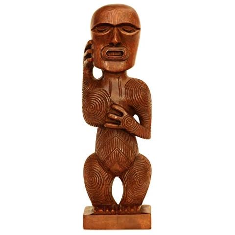 G6 Collection Handgefertigte Holzstatue mit Glatzenkopf Cover