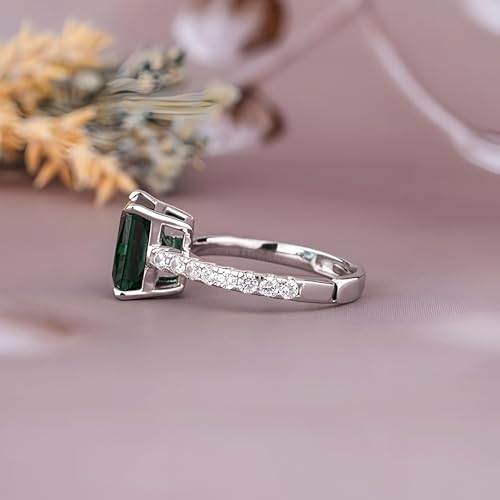 Image of Square Stone Ring for Women & Girls | Alloy Stone | Gemstone Jewelry for Engagement, Wedding, Party | Gift for Anniversary, Birthday & Special Occasions