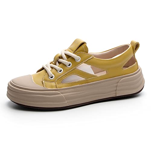 Sandals for Women Genuine Leather Skeleton Sneakers Casual Hiking Athletic Sandals Dressy Chunky Sandals For Summer