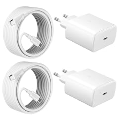 2-Pack 45W USB C Caricatore Ultra Rapido con 2M Cavo per Samsung Galaxy S25 S24 Ultra, S25+ S24+, S23 Ultra 5g, S23+, S22+, S21 FE, S20 Ultra, Tab S10+ S9 S8 S7+, Note10+ Caricabatterie USB C
