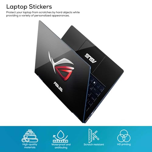 Image of DSGN 160 Full Body Laptop Skin Bubble-Free| Laminated| Removable| HD Quality Sticker for Laptops Upto 15.6 Inches Compatible with Asus