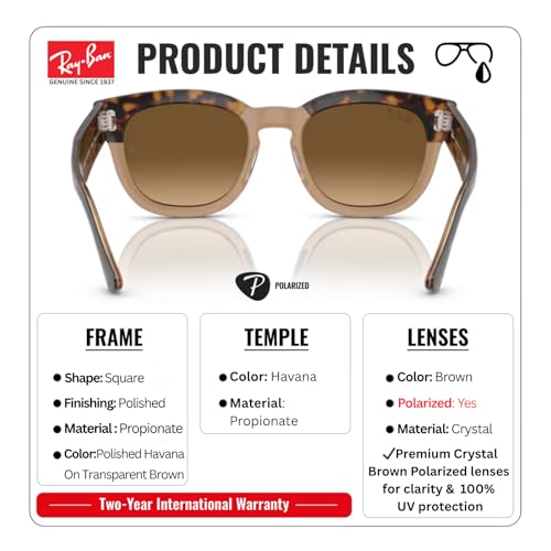 Image of Ray-Ban RB0298S MEGA HAWKEYE Square Shaped Sunglasses for Men & Women with Official RAYBAN Eyewear Kit