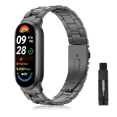 [ReHowy] Xiaomi Smart Band 10 / Xiaomi Smart Band 9 / Mi 8 �Ή� �����o���h �r�W�l�X�� �X�e�����X�� �T�C�Y���߉\ �����H��t�� xiaomi �X�}�[�g�o���h 10 �����x���g �R���p�`�u�� x
