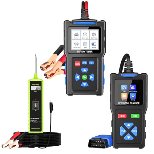 Battery Load Tester 12v Automotive, Car Battery Tester &amp; 12 Volt Test Light Automotive &amp; Car Scanner Diagnostic Tool
