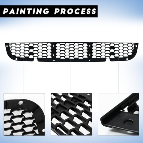 Image of Front Bumper Center Grille Insert Compatible with Freightliner Cascadia 2018-2023