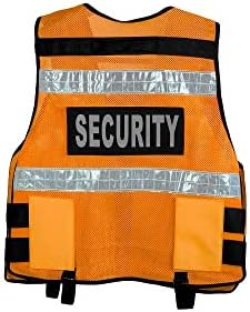 RAC3 Hi Viz Tactical Vest Security, Tac Vest, Dog Handler With Front Badges