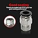 TOUHIA Pneumatic Male Straight Push to Connect Fitting 6mm Tube OD x 1/4
